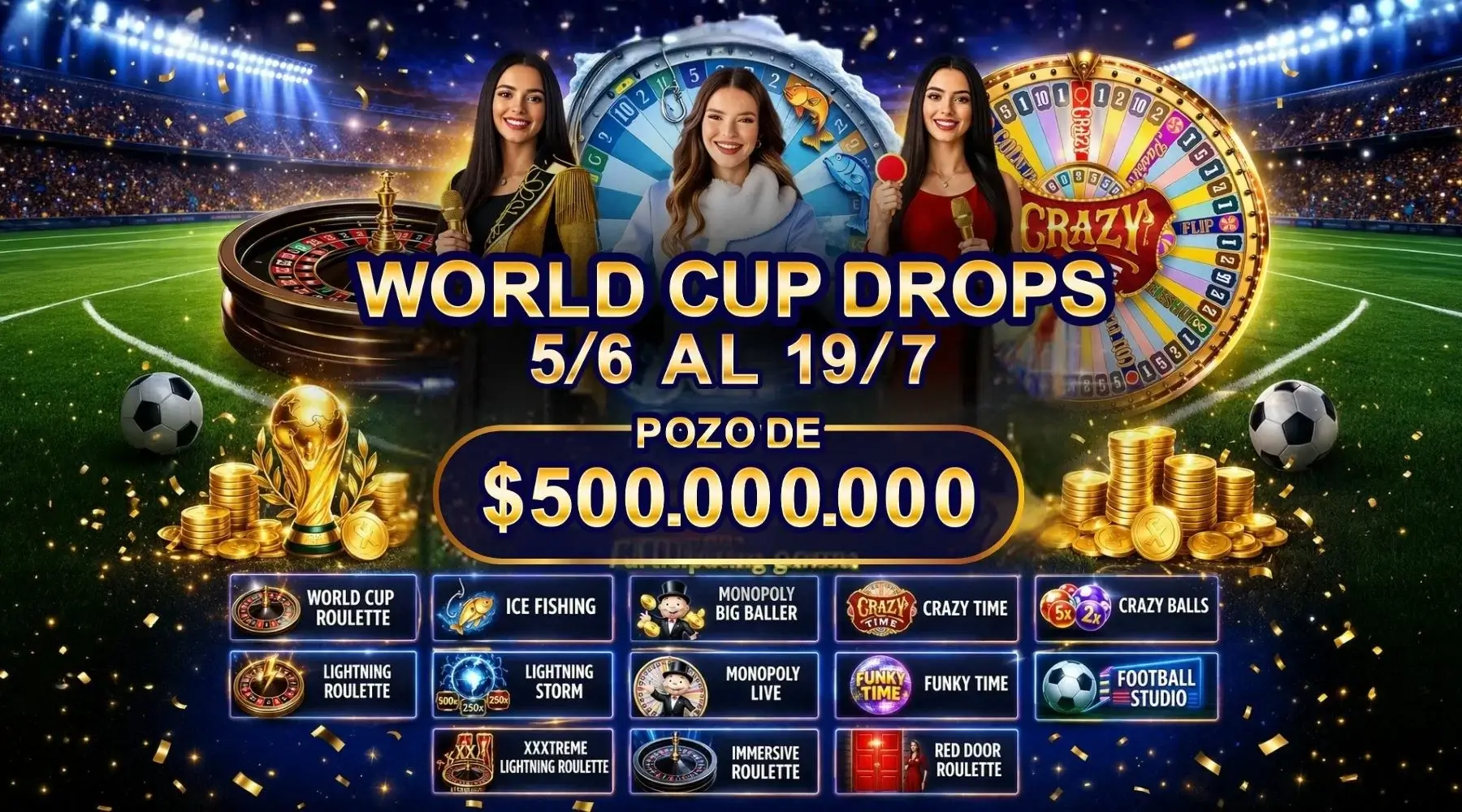 6.250 premios en 9 Balls